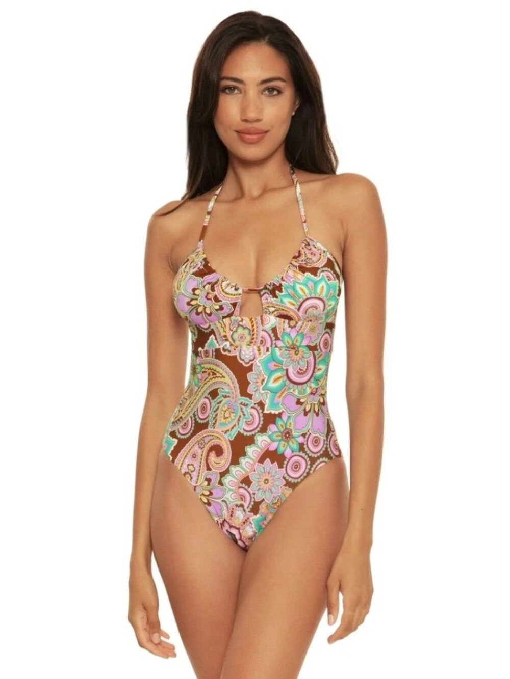 BECCA By Rebecca Virtue Grovvy Candice Multi Way One Piece Size Large - Picture 3 of 7
